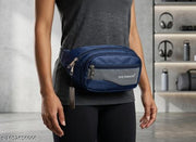 Stylish Waist Bag for Men & Women / Multiple Zipper Pocket Belt Bag / Unisex waist bag