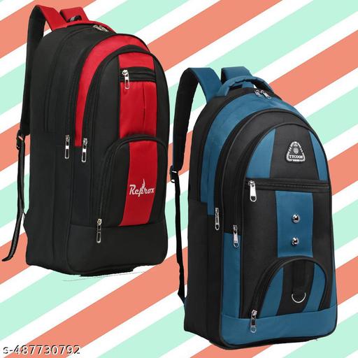 Unisex 35L backpack Bag Combo Pack of 2 For Mens/Women for Office/Travelling/Casual usage