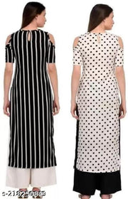 Polyster/Crepe fabric-Beautyfull kurti for women