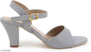 NM Dream New Trendy Stylish ladies heel Latest Design Heel Sandal For Women Walking Comforatble Lightweight Sandal For Women Work Heel For Women Casual Partywear Wedges heels casual and daily wear premium quality Sandal (Grey)
