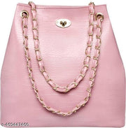 Women & Girls Pink Shoulder Bag | Unique Designed And Trending Hand Bags | Fasionable Stylish Ladies Bag.