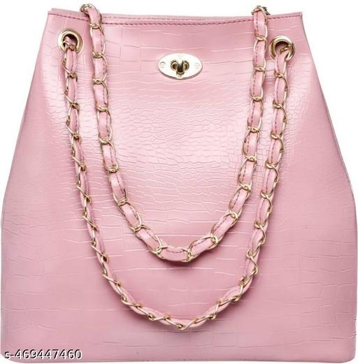 Women & Girls Pink Shoulder Bag | Unique Designed And Trending Hand Bags | Fasionable Stylish Ladies Bag.