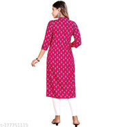 100% Rayon Printed Kurti for women