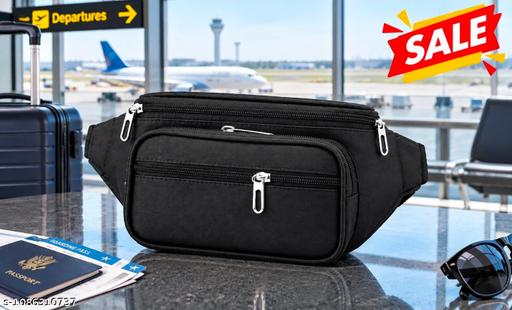 Men’s Premium Multi-Pocket Waist Bag | Crossbody Belt Bag | Travel & Daily Use