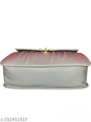 ESA BAG Stylish New Sling Bag For Girls and Women | Grey Women's Sling Bag with Golden Touch