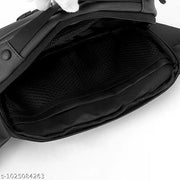 Crossbody Sling Bag for Men | Compact Waist & Chest Bag | Water-Resistant Travel Fanny Pack with Adjustable Strap for Daily Use, Hiking & Outdoor Activities.