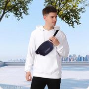Waist Bag for Men Side Bag for Travel, Sports Waterproof & Adjustable Belt Pouch Fanny Waist Bag
