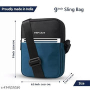 trendy black tile sling bags for Men and Sling Cross Body Travel bag for women shoulder said bag
