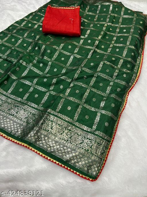 New Fancy Dola Silk Foil  Saree
