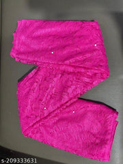 Brasso Net Pink Beads & Stone saree with blouse
