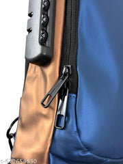 Sling Bag For Men Women Waterproof Slim Unisex Crossbody Sling Bag with USB Charging Port Chest Backpack Men's Shoulder Bag, Travel Handbag, Hard Shell Anti-Theft Bag