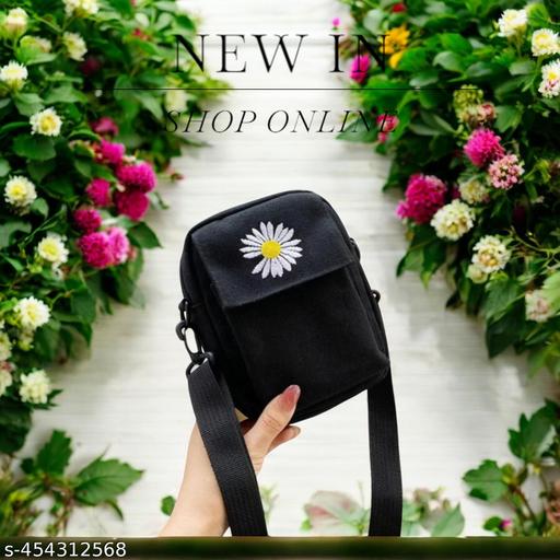 MessengerBag-Black Sling Bag  (Black, 1.5 L)