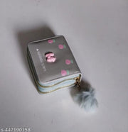 Women Small Wallet Wallets for Girls Credit Card Holder Coin Purse Zipper Small Secure Card Case Cute Wallets Mini Wallets for Women