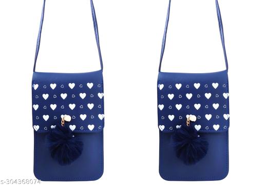 MAHABAL Sling Bags for Women Latest |Crossbody Bag | Phone Bag Stylish PU Leather.Mobile Cell Phone Holder Pocket Purse Wallet Mini Shoulder Bags Ideal Gift for Women(pair of 2 sling)