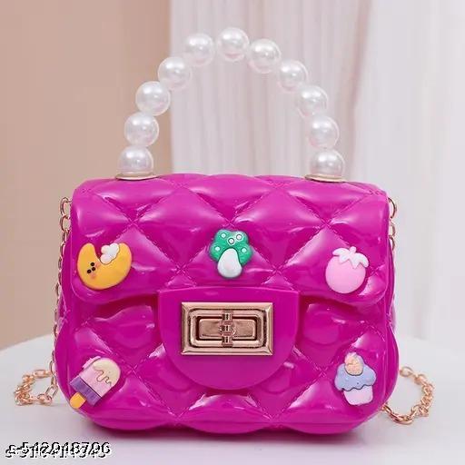 Girls mini Jelly sling bag with strap kids bag