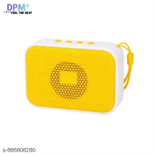 DPM Portable Bluetooth Speaker with Mic, Deep Bass Audio, RGB Glow Effect