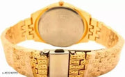 New Trending Analog Gold Round Diamond Chronograph Unisex Analoge Watch