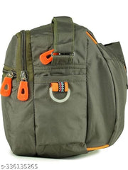 Green Men & Women Sling Bag