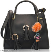 Trendy Black Color Women Handbag