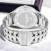 Lorenz MK-1046A Blue-Grey Stainless Steel Analog Watch for Men