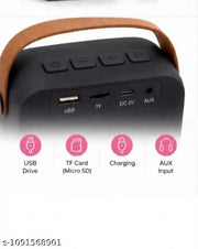 Newly Launched Fusion Tunes 5W Mini Bluetooth Speaker, Wireless Karaoke Mic, 4Hrs Playtime, Dim Night RGB Lights, 5 Voice Effects, Multi-Play Modes BT5.1/TF Card & Type-C Charging