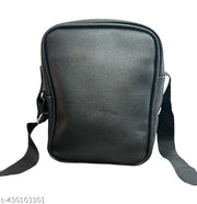 Black Flap Sling Cross Body Travel Office Business Messenger One Side Shoulder Bag Unisex for Men Women Travel, Office & Casual Use