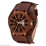 Two-in-one detachable bracelet strap day & date watch for Men | watch for Boys (Brown)