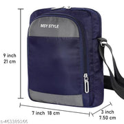 Casual Travel Sling Bag Shoulder Messenger Bag for Men I Sling Bag for Men and Women, Small Passport Travel Bag and Small Sling Bag