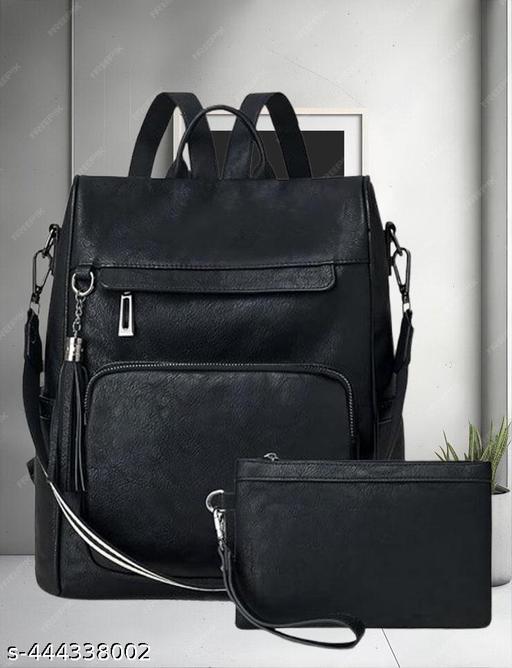 Bohobuzz Backpack Purse for Women Convertible Travel Vintage PU Leather Bag(Backpack,bag,backpack for women women bag fashion,stylish)