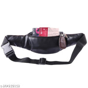 Rockzone-Enterprise-Waist-Bag-For-Men & Women-Leather-Zipper Closure-Adjustable Straps-Stylish waist bag