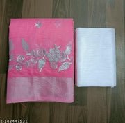 Woman Fancy Chanderi Cotton Saree