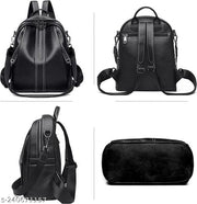 Women Leather Convertible Shoulder Bag Ladies Anti theft Satchel Sling Travel