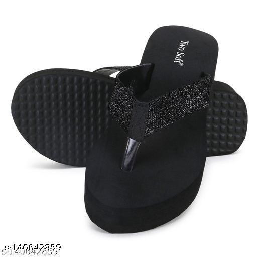 TwoSoft Women's Slippers /Daily use stylish slippers/flipflop/flats Slipper for Women & Girls /Doctor Ortho Slipper