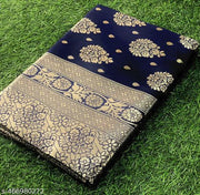 Wonderful Designer Banarasi Self Design Zari Woven Silk Saree For Woman