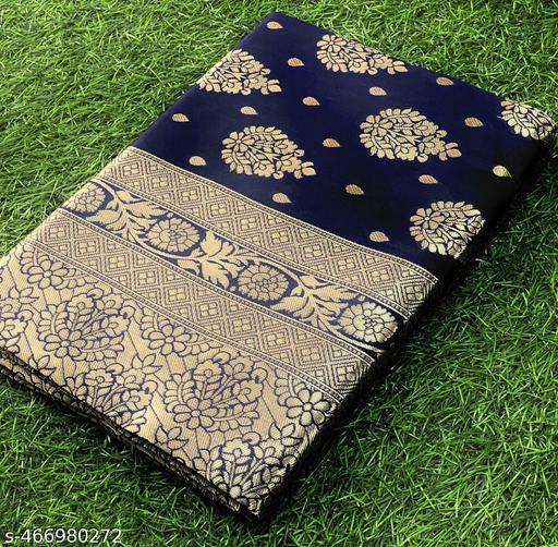 Wonderful Designer Banarasi Self Design Zari Woven Silk Saree For Woman