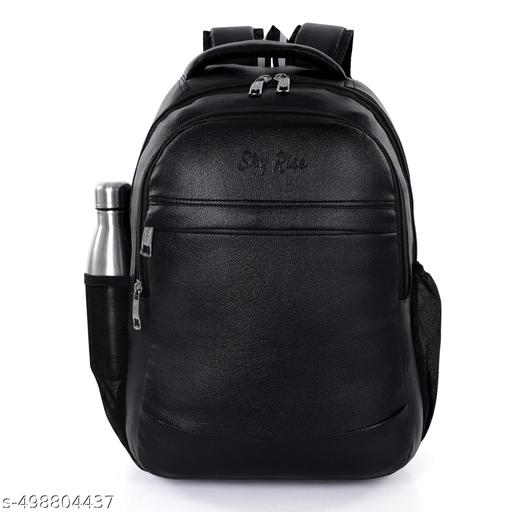 Medium 30 L Laptop Backpack For Men and Women Vegan Leather School College Bag