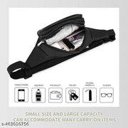 Waist Bag for Men Women - Corss Body Sling Bag for Travel | Travel Pouch Sling Bag | Chest Bag Easy to Carry | Wallet Passport Cards Holder