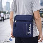 Stylish Unisex Sling Bag with Adjustable Strap | Lightweight Crossbody Shoulder Bag for Daily Use (Navy Blue)
