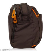 Men waist bag, Unisex Sling Bag gents kit, Cross Body Multipurpose Hand Bag, Sling Bag For Men & Women, Slim Bag for Office, Cash, Business Collection, Travelling, Pack 1