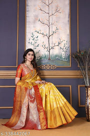 Kanjiveevaram silk saree with designer blouse