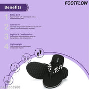 FLEX-FIT trendy and stylish slipper dr. comfortable jaguarr printed walking slipper for women and girls indoor and outdoor (home and garden slipper comfortable flipflop slipper black