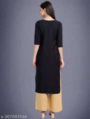 Beautiful American Crepe Printed Kurti For Beautiful  Women