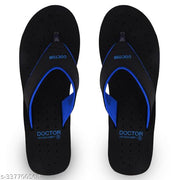 Aaksu DOCTOR - ORTHO Soft  Women's Diabetic & Orthopedic Light Weight Slippers FlipFlops black blue