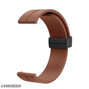 22MM SiliconeStrap with Folding Magnetic Lock Compatible with Watch 3 45mm/ Watch 46mm/Gear S3 Classic/Frontier Compatible All 22MM Watches(Only Strap)