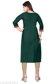stylelist kurti with embroidered work