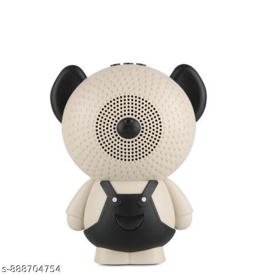 Cute Teddy Bear Shape Portable Wireless Speaker with FM, USB &
SD Support