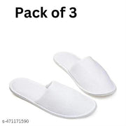 Disposable Flip Flop sleepers Cotton Hotel, Salons, Spa Slippers for Women and Men (Pack of 3)