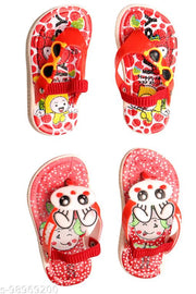 LifeO- Kids FANCY FLIP FLOPS WITH HORN