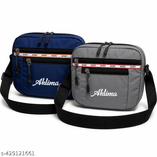 Sling Cross Body Travel Office Business Messenger One Side Shoulder Pouch Bag Money Bag for Men and Women(Multicolour)