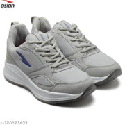 ASIAN Men's EXPRESS-10 Grey Sports Running Walking & Gym LIghtWeight Stylish Shoes for Boys & Men
